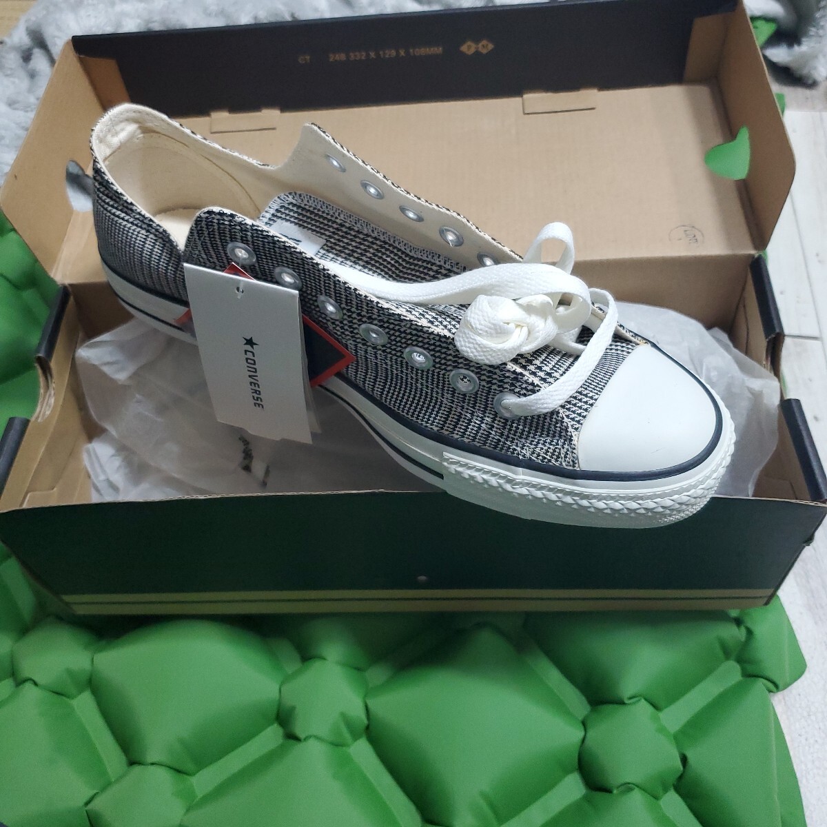コンバース CONVERSE スニーカー 千鳥格子柄 27.0cm拍卖