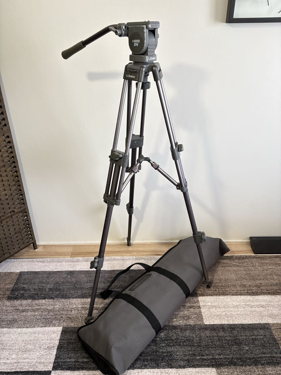 Libec リーベック H22 DV ビデオカメラ用三脚 <完動品>キャリングケース付き拍卖