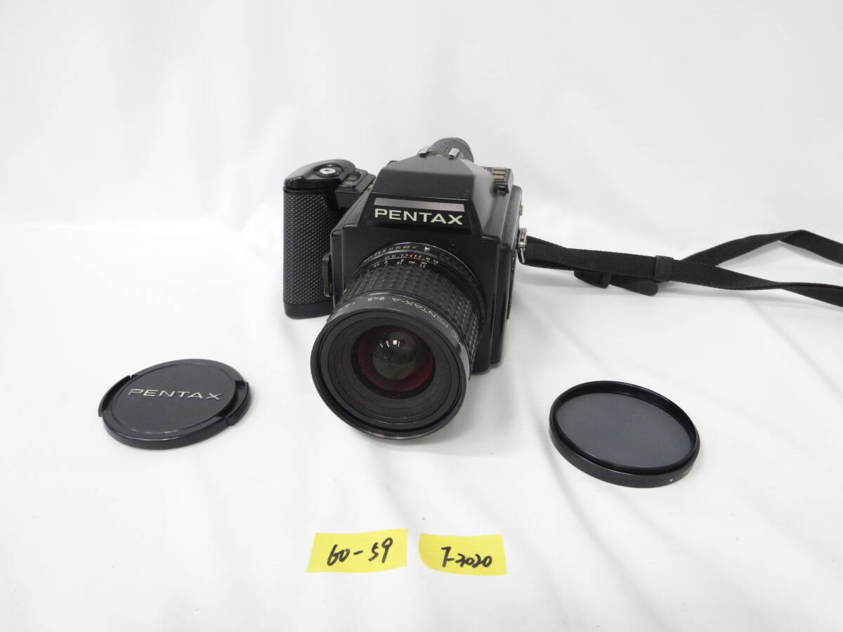 PENTAX ペンタックス 中判カメラ 645 レンズ SMC PENTAX-A 645 1:2.8 45mm 動作未確認 ジャンク 60-59-F3020拍卖
