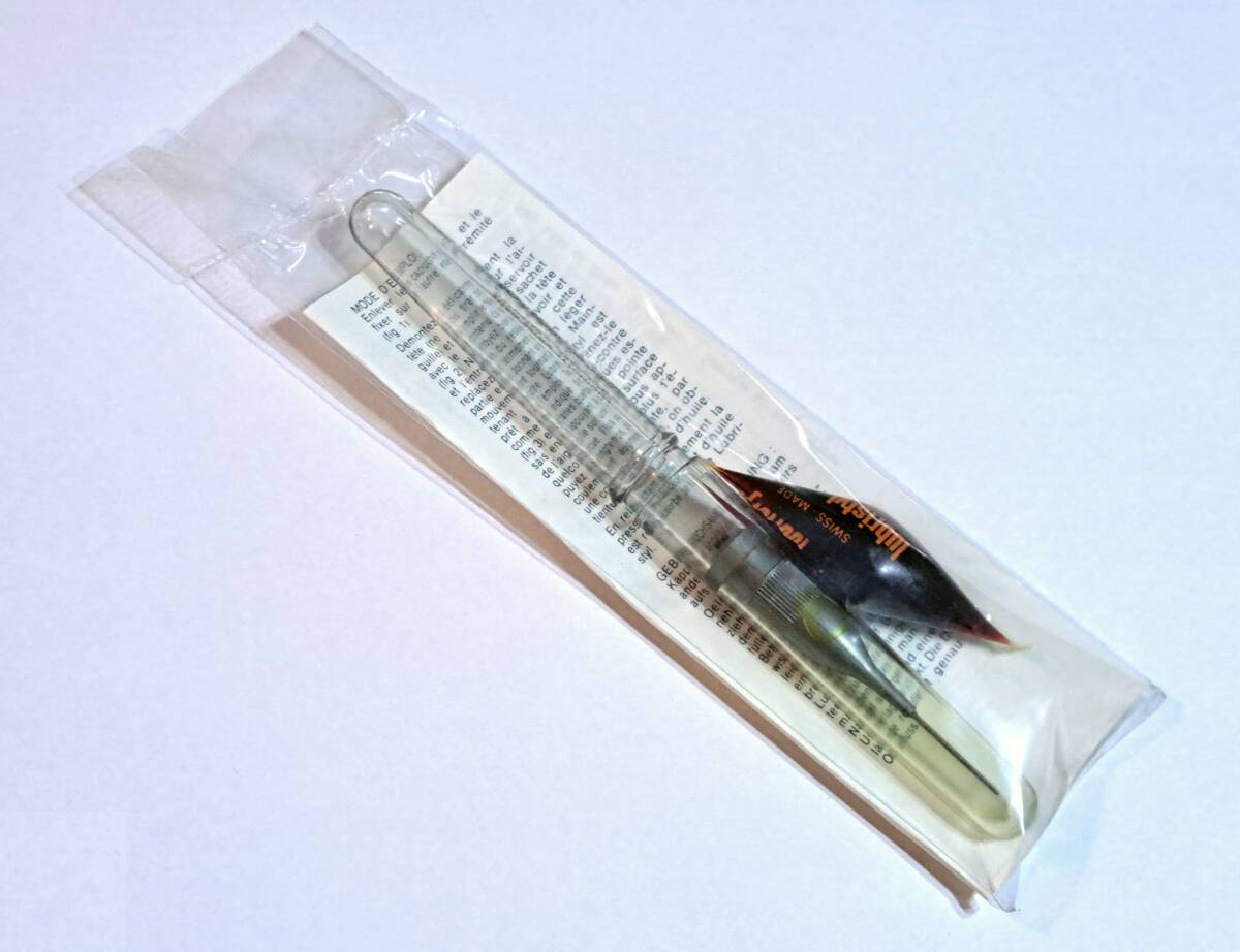 ★スイス製 OILER lubristyl★precision Oiler 精密オイラー/油差し★ペンタイプ ニードル注油器/本体色クリア★未開封未使用保管品★拍卖