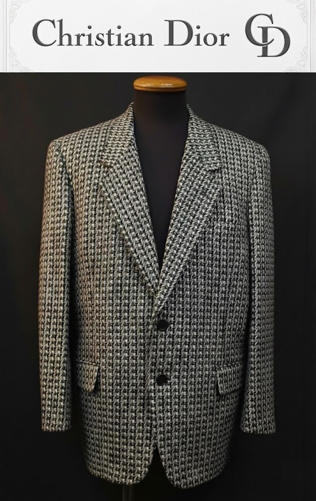 a7050 ヴィンテージ Christian Dior MONSIEUR メンズジャケット SPORTSWEAR テーラードジャケット ブレザー Mサイズ ディオール拍卖