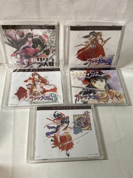 L467 PS4 新品未開封(新・サクラ大戦 限定版 特典 歴代歌謡集 CD 5枚組 サウンドトラック拍卖