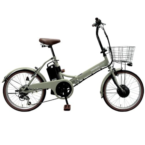 PROVROS(プロブロス) 電動アシスト自転車 20インチ 折りたたみ シマノ6段変速 リチウムイオンバッテリー7.8Ah ☆拍卖