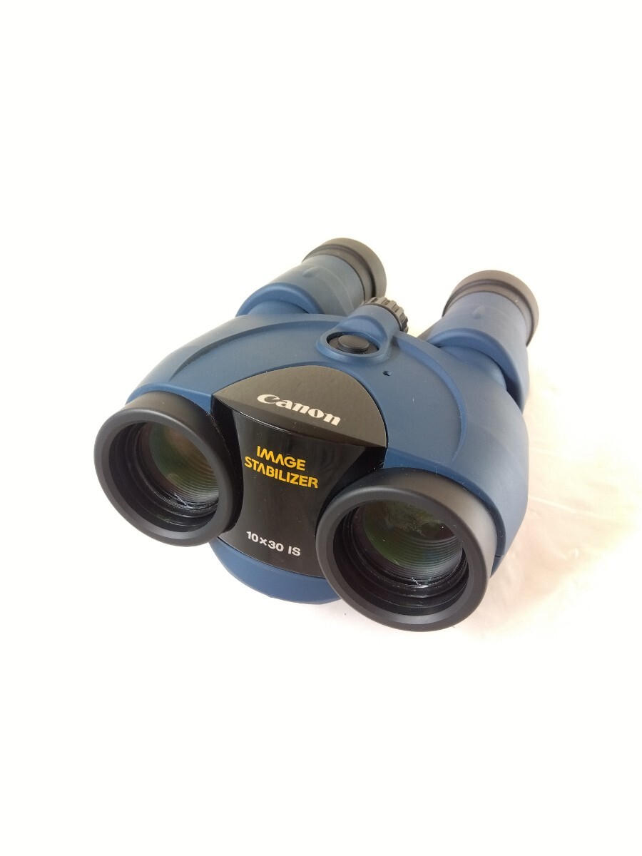 【希少カラー】Canon BINOCULARS IMAGE STABILIZER 10x30 IS 60周年記念ブルー キャノン ジャンク拍卖