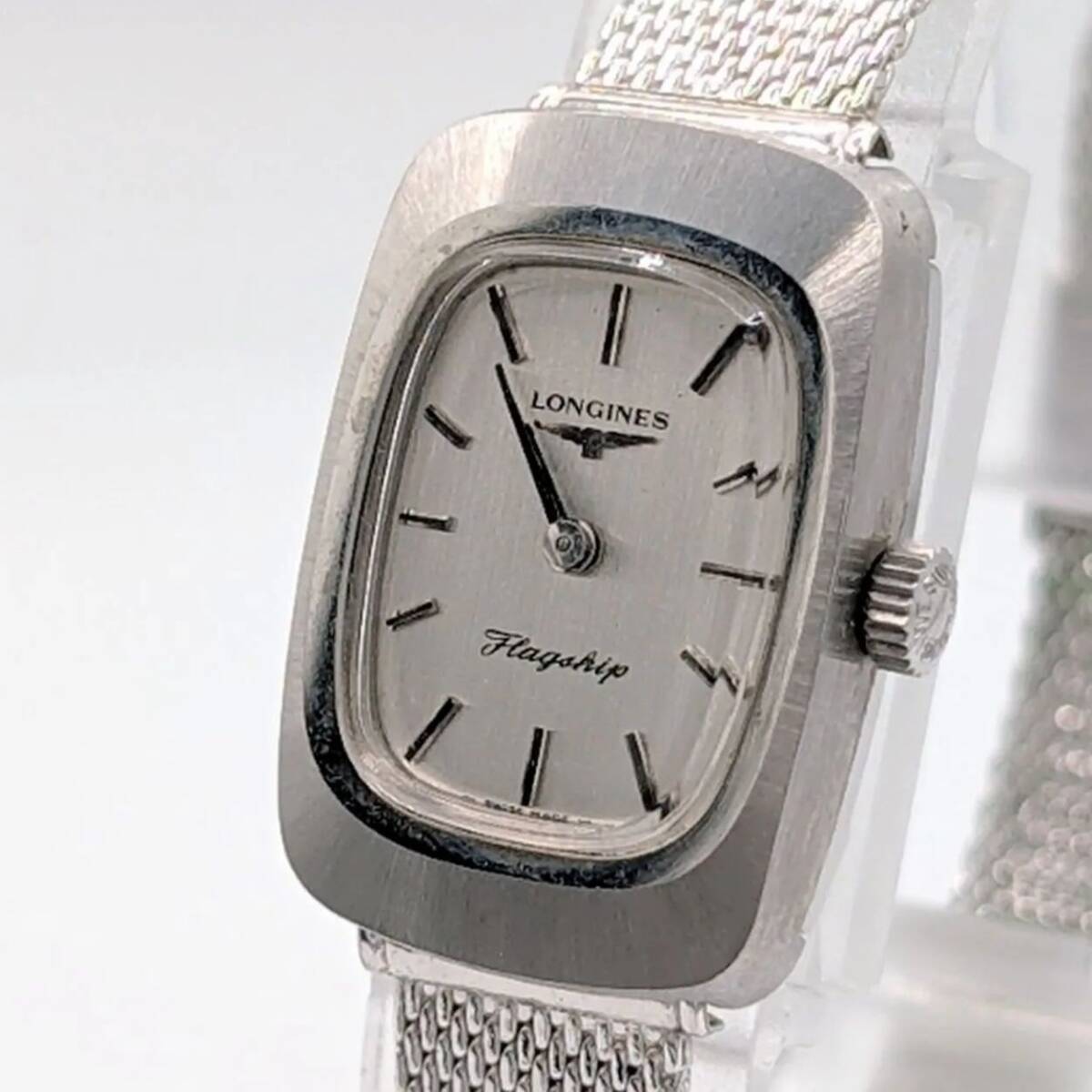 Longines Flagship Watch Hand-Winding Y2K ロンジン フラグシップ 時計 手巻き式 レディース スクエア ヴィンテージ アンティーク 稼働品拍卖