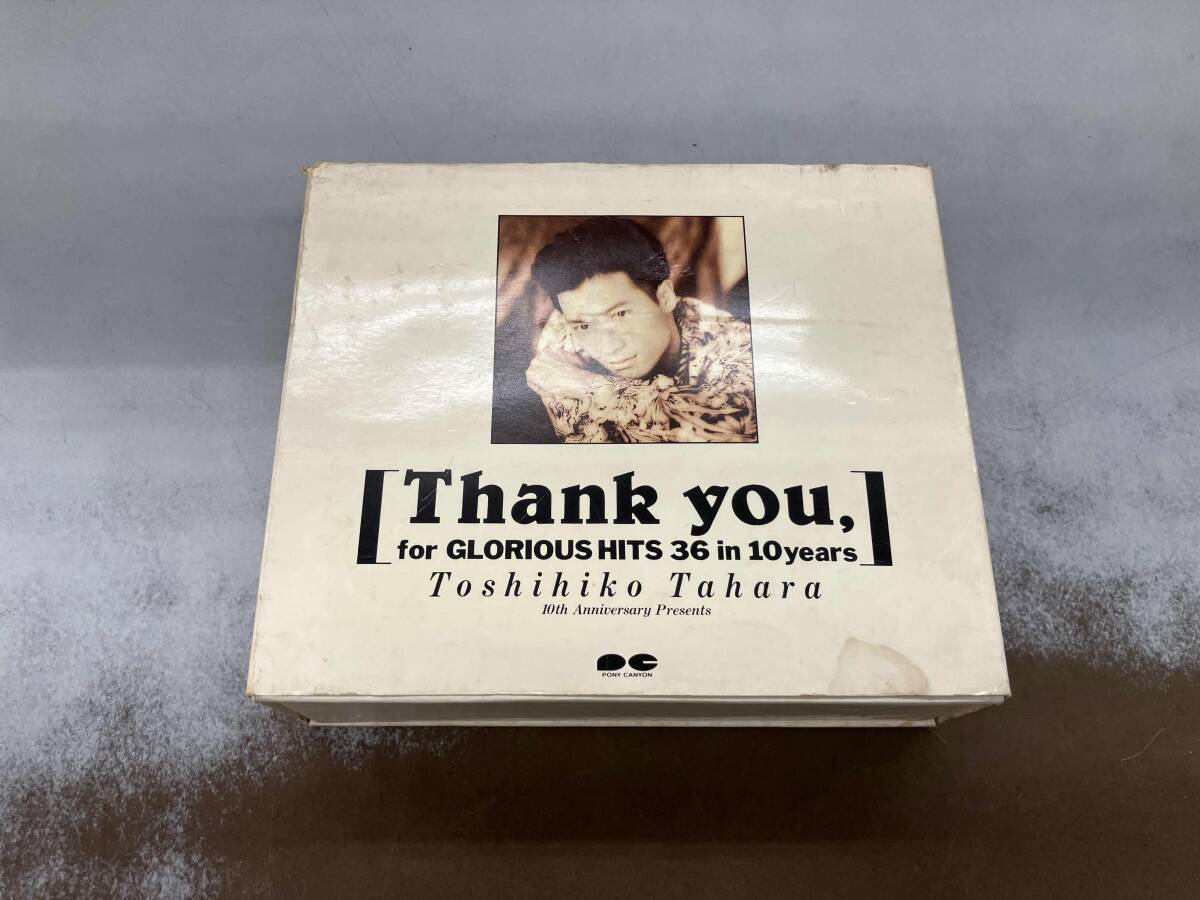 田原俊彦 CD Thank you for GLORIOUS HITS 36 in 10years【3枚組】【ケースシミ、汚れ等ダメージ有り】拍卖