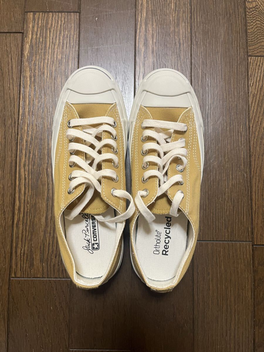 新品未使用 コンバース ジャックパーセル 23.5 キャメル イエロー拍卖