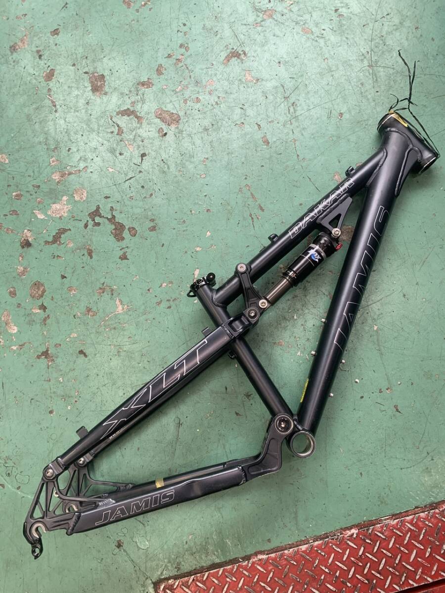 マウンテンバイク JAMIS DAKAR XLT MTB フレームセット 19インチ FOX FLOAT R付 取説有 アルミフルサス拍卖