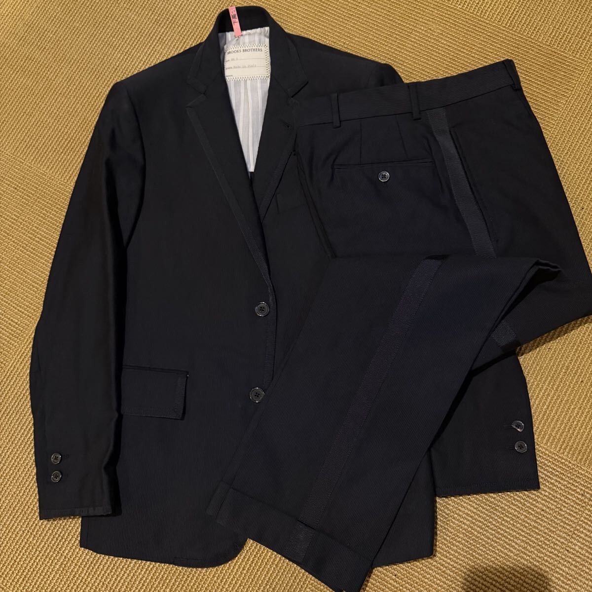 【中古美品】 Brooks Brothers Black Fleece ブラックフリース ブルックスブラザーズ タキシード 上下セット Thom Browne トム・ブラウン拍卖