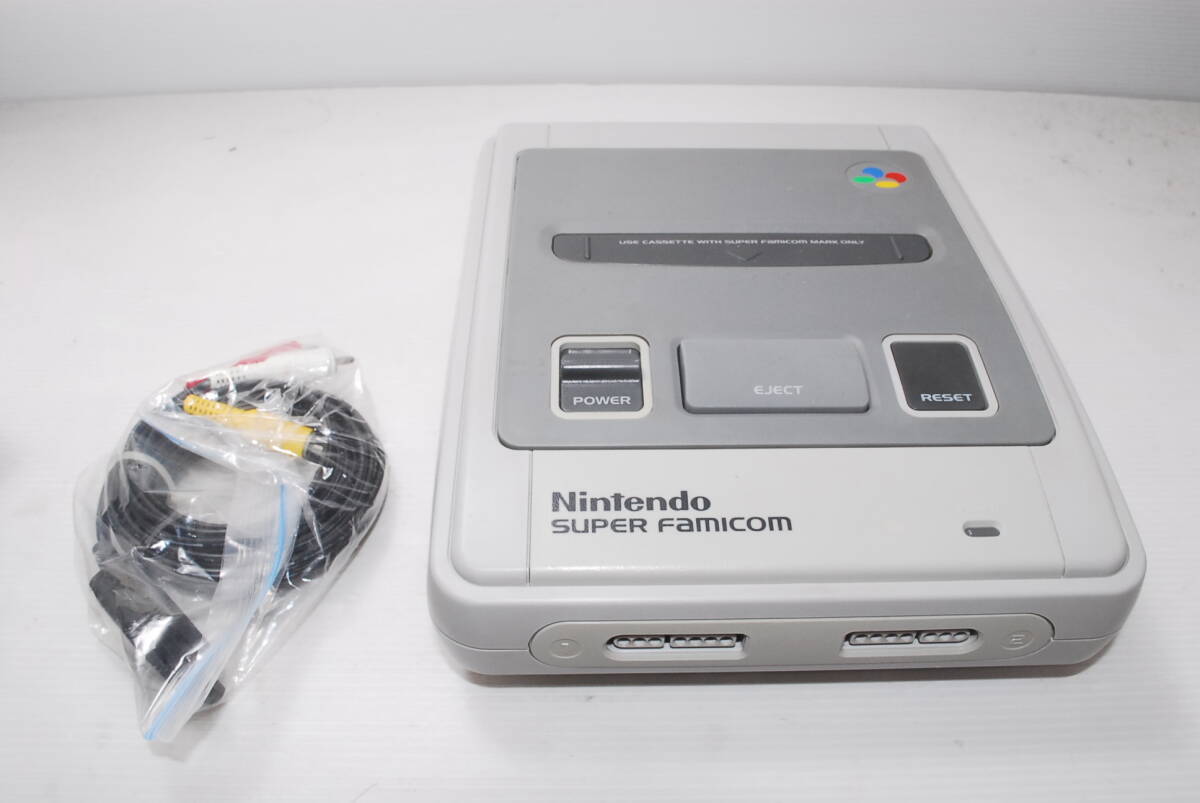動作確認済み 任天堂 家庭用ゲーム機 スーパーファミコン 本体 Super Famicom SFC Nintendo 1円スタート拍卖