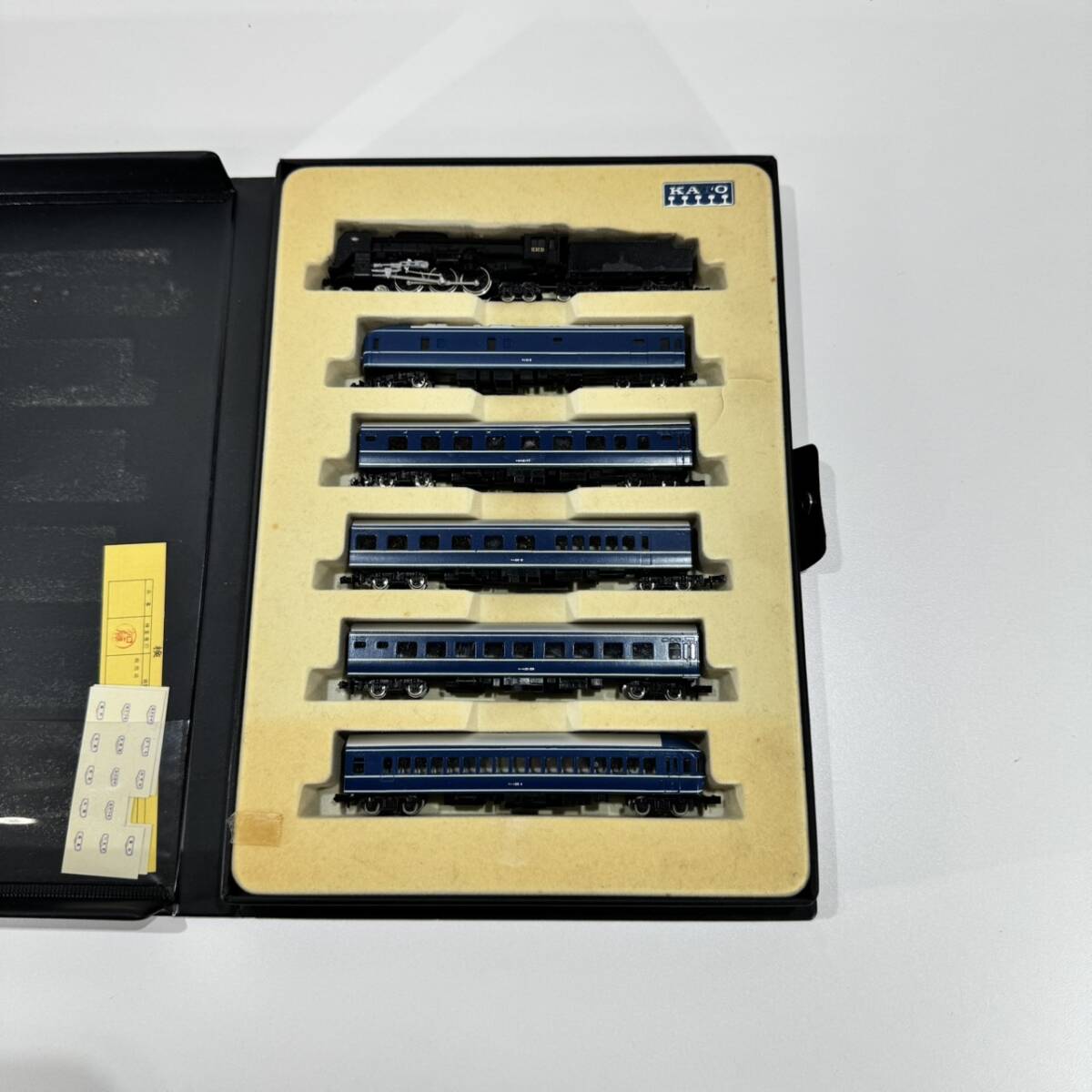 【1円~】KATO Nゲージ C62 蒸気機関車 はやぶさ 客車セット 専用ケース付 N TRAIN 鉄道模型 D023拍卖