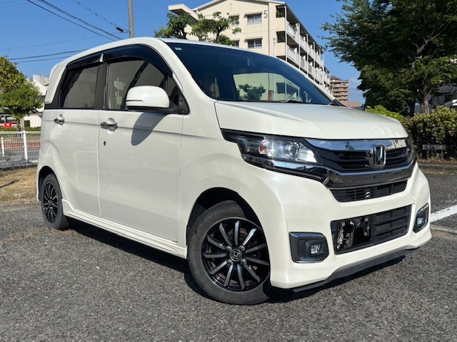 美車★28年式 N-WGNカスタム GL★車検長R9年1月迄 ナビ,TV,Bluetooth バックカメラ クルーズコントロール★修復歴無 調子良拍卖