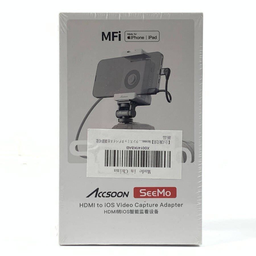 美品 Accsoon SeeMo UIT02 iPhone iPad 外部モニター化 アダプター MFi認証 HDMI 新品 撮影機材 ライブ配信●未開封品【TB】拍卖