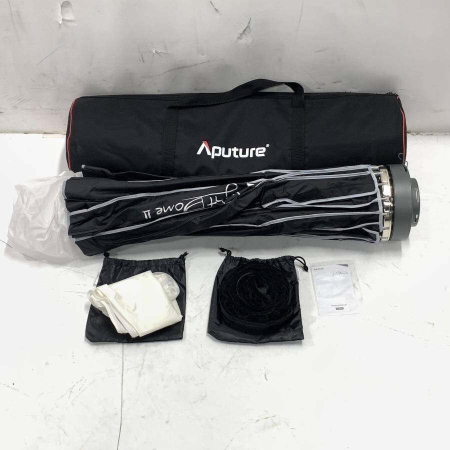 APUTURE Light DomeⅡ 深型ソフトボックス LS-600d Pro用アクセサリー 円形ソフトボックス デフューザー/収納ケース/他付き★現状品【TB】拍卖