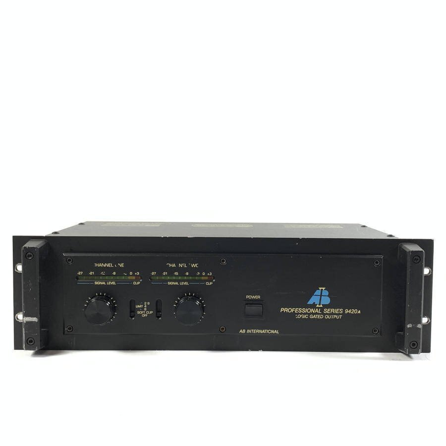 AB INTERNATIONAL エービーインターナショナル 9420A PAパワーアンプ 525W+525W/8Ω★簡易検査品【TB】拍卖