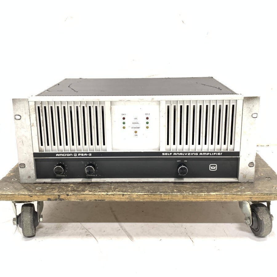 Amcron アムクロン PSA-2X パワーアンプ CROWN クラウン PAアンプ 業務用 ステレオ 大出力 音響機材 名機★簡易検査品【TB】拍卖