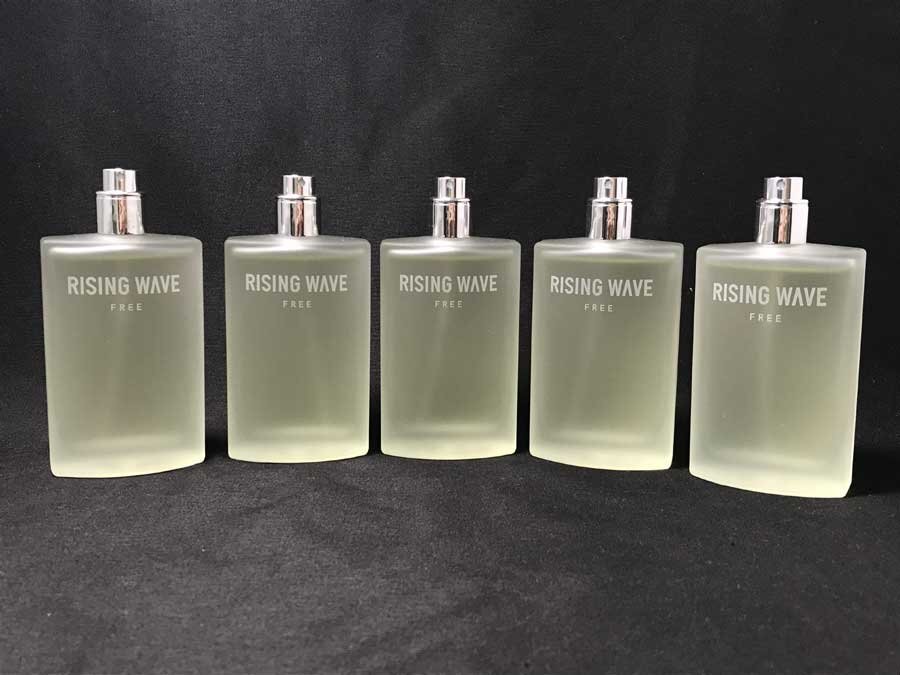 ◆未使用! 香水5点セット RISINGWAVE FREE ライジングウェーブフリー コーラルホワイト 50mL オードトワレ EDT 日本製 香水 キャップ無し拍卖