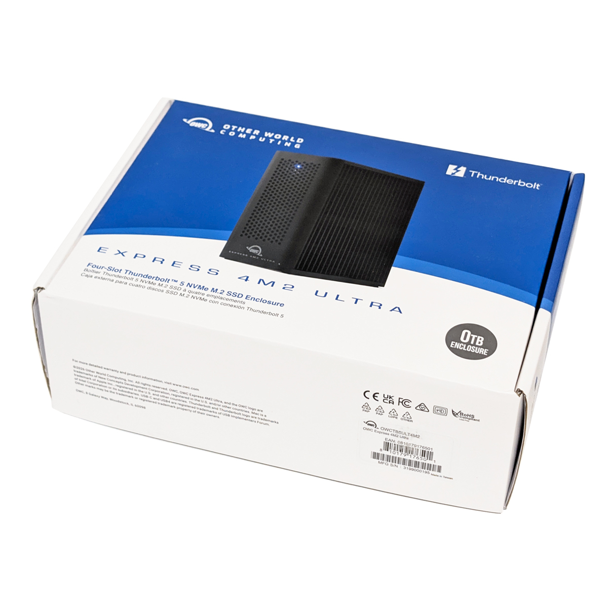 OWC Express 4M2 Ultra 新品 TB5 NVMeSSD 4枚搭載可 エンクロージャー拍卖