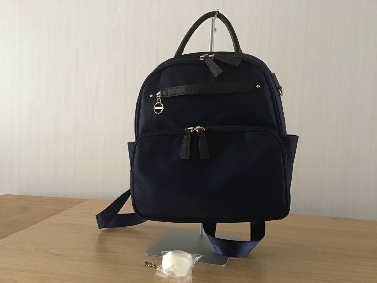 カナナプロジェクトのリュック:未使用品:ネイビー拍卖