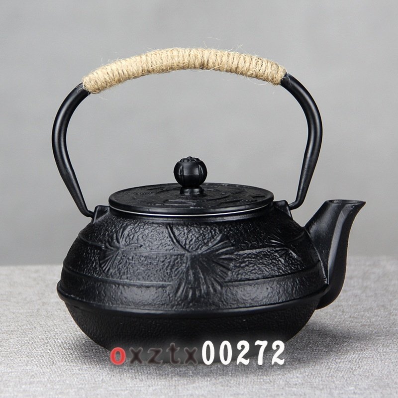 老鉄瓶コーティングなしお茶セット 手作りやかんを沸かす★お茶を入れる 鉄器◆茶道具拍卖