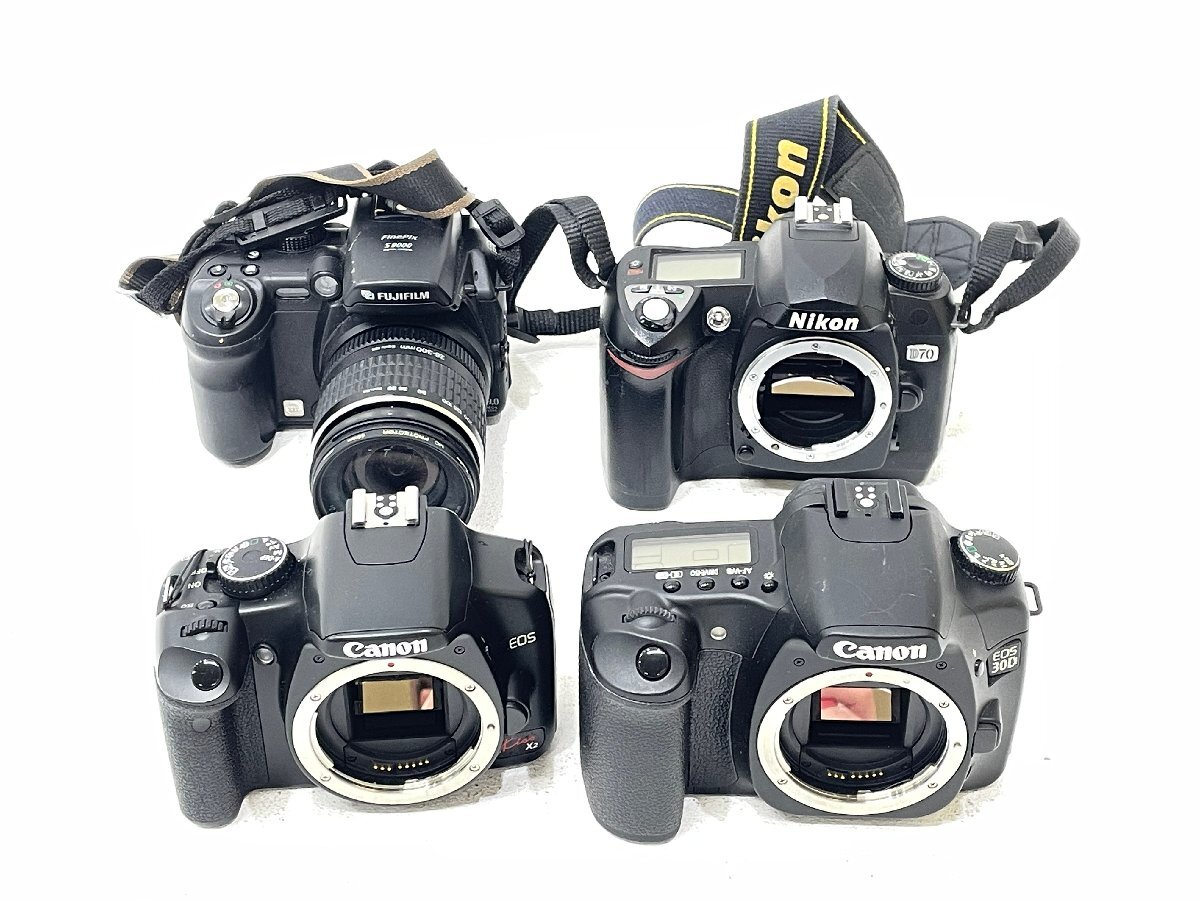 △ジャンク デジタル一眼レフ/デジカメ まとめ Nikon ニコン/FUJIFILM 富士フィルム/Canon キヤノン 同梱不可 1円スタート拍卖