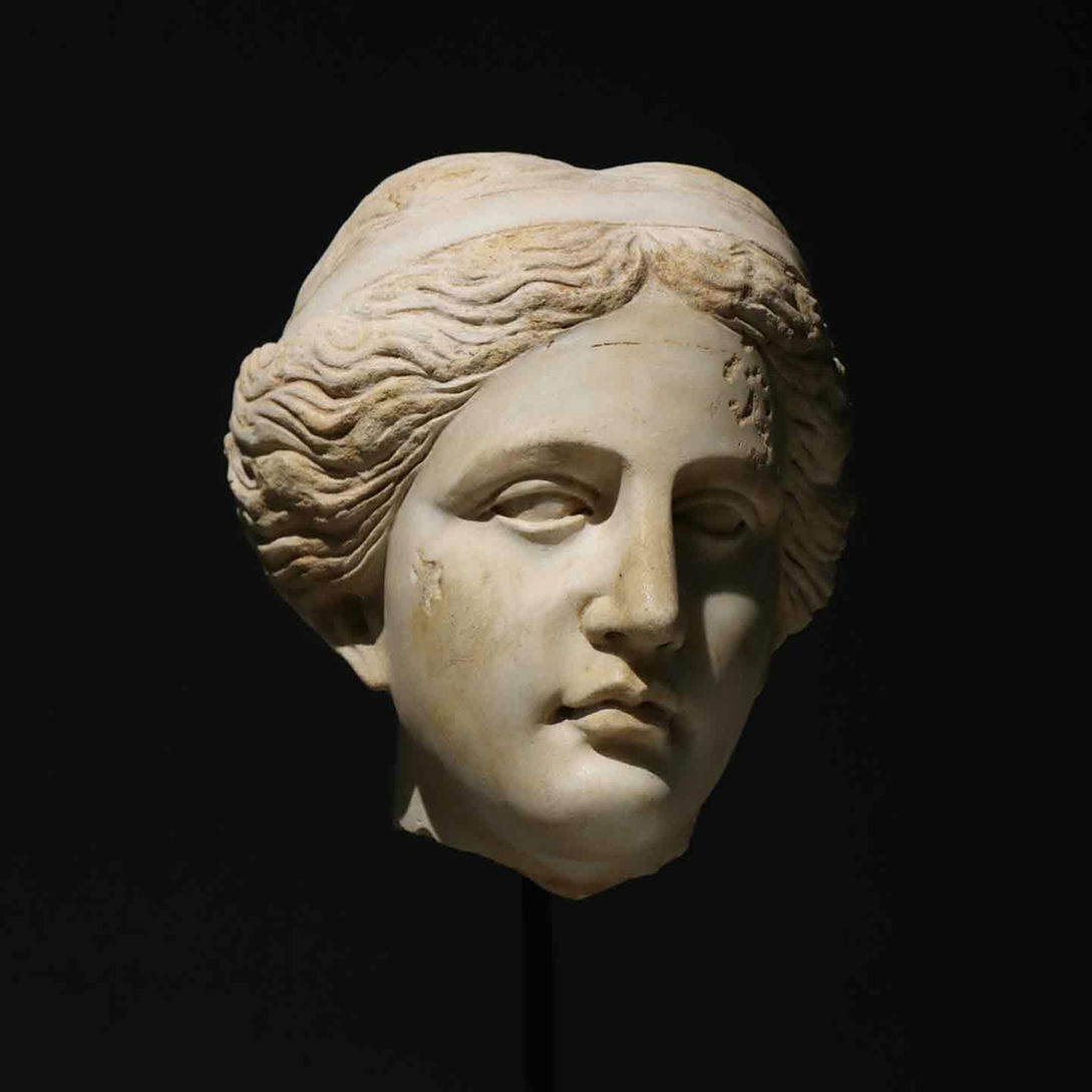 ★旧家蔵出し・時代物★S5642ギリシャ古典期 神話彫刻 ゼウス / アポロ ブロンズ像 西洋古美術 漢白玉石細密彫拍卖