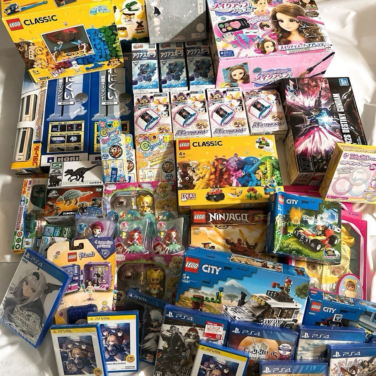 【廃盤新品多数】未使用 65点以上 レゴ LEGO アンパンマン PS4 ポケモン アニア ディズニー ガンダム含む おもちゃ プラモ ワケあり まとめ拍卖