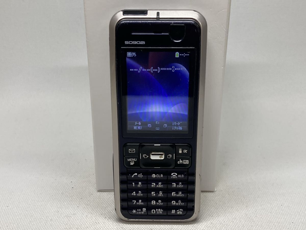 概ね美品 docomo ドコモ FOMA SO902i Sony Ericsson ソニーエリクソン 携帯電話 ガラケー ダークブルー×ブラウン d01d385dd拍卖
