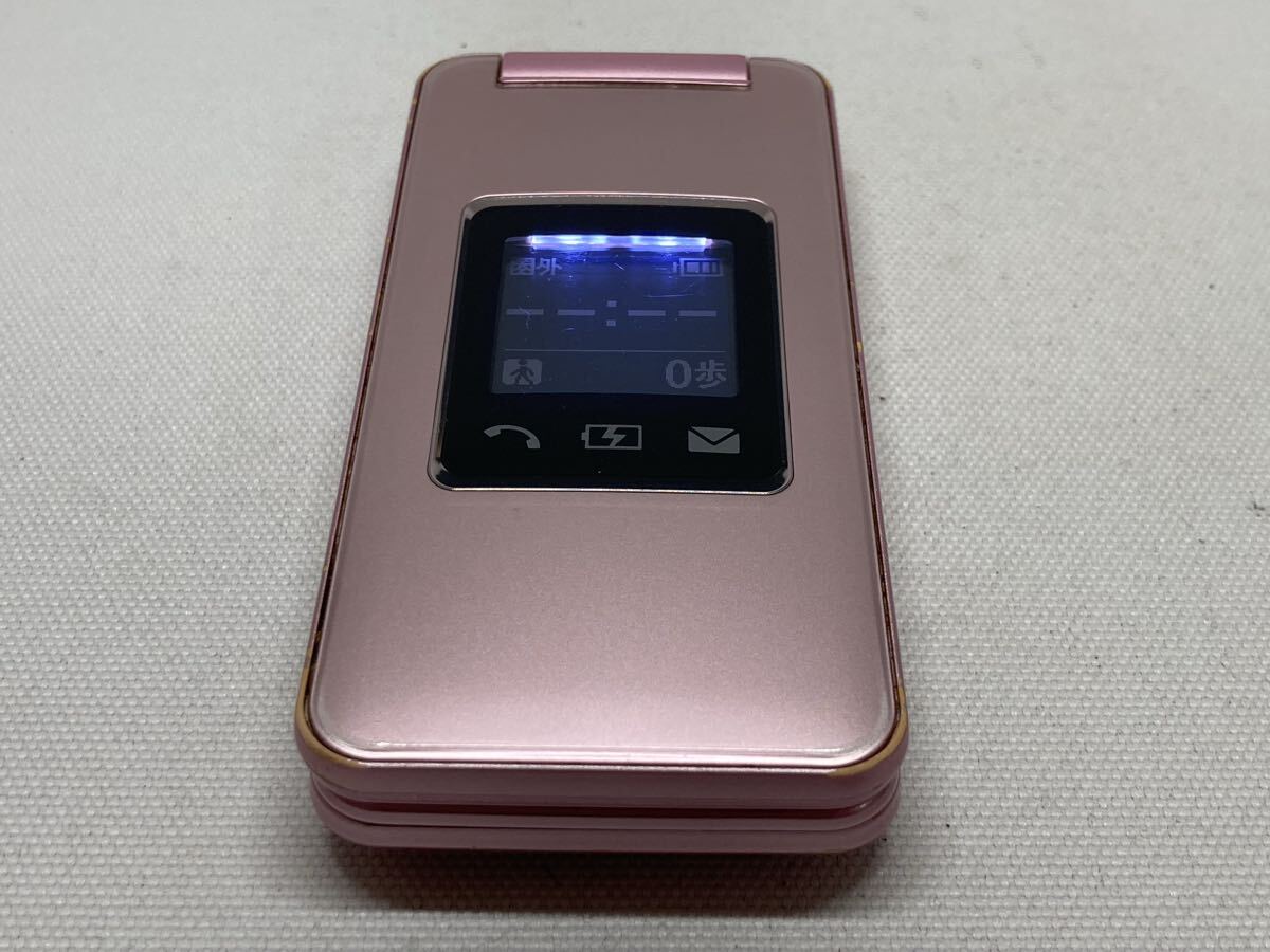 概ね美品 SoftBank ソフトバンク 108SH SHARP シャープ かんたん携帯 携帯電話 ガラケー ピンク e01a469dd拍卖
