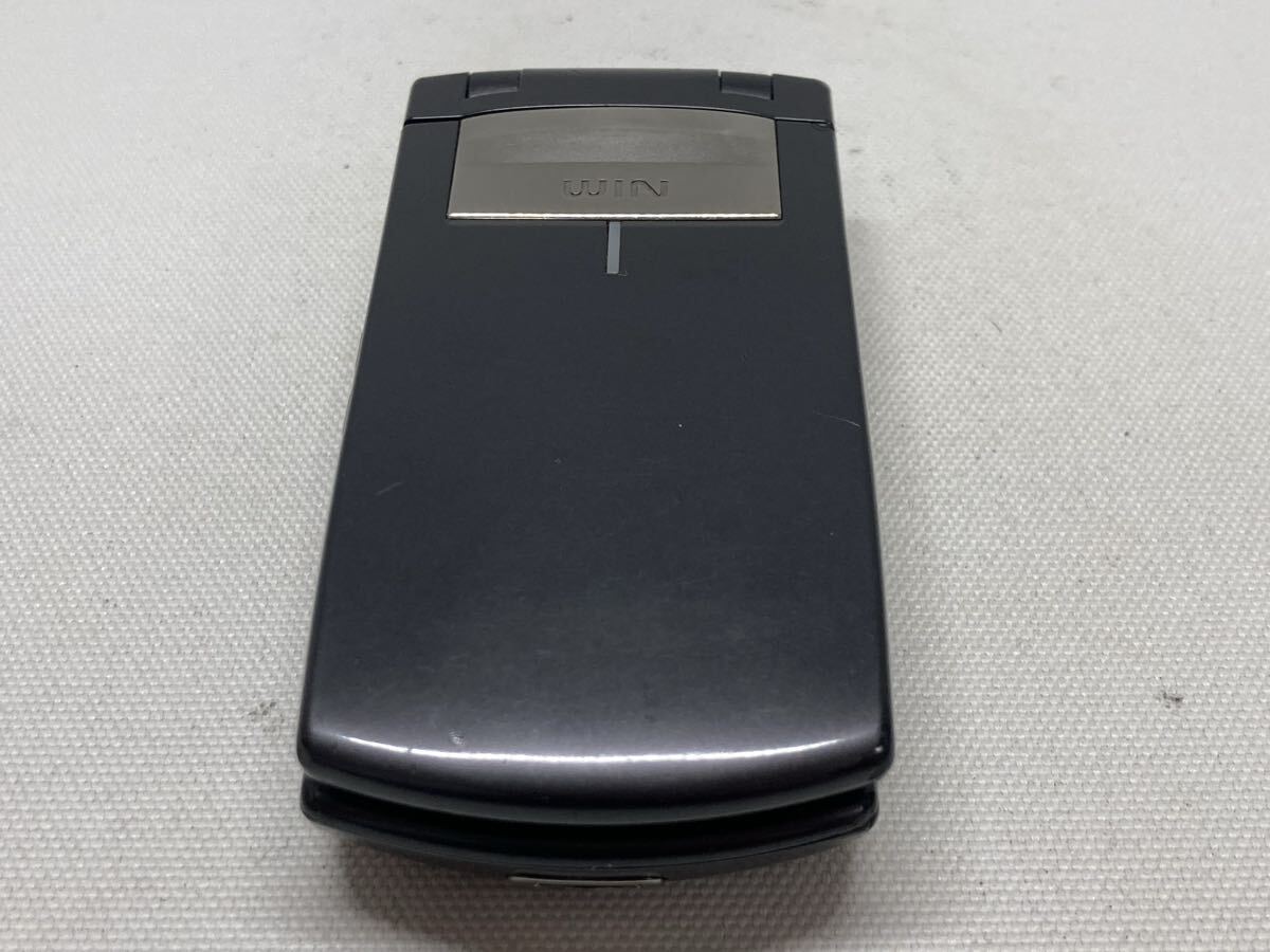 ◯概ね美品 WIN au CDMA W41CA CASIO カシオ 携帯電話 ガラケー グレー e01b224dd拍卖