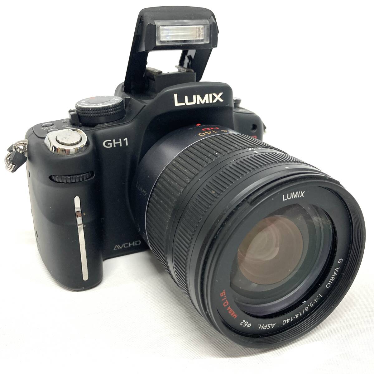 1円~ 8TN52910526 Panasonic LUMIX ミラーレス一眼 デジタルカメラ DMC-GH1 G VARIO 1:4-5.8/14-140 ASPH. 通電確認 撮影未確認 現状品拍卖