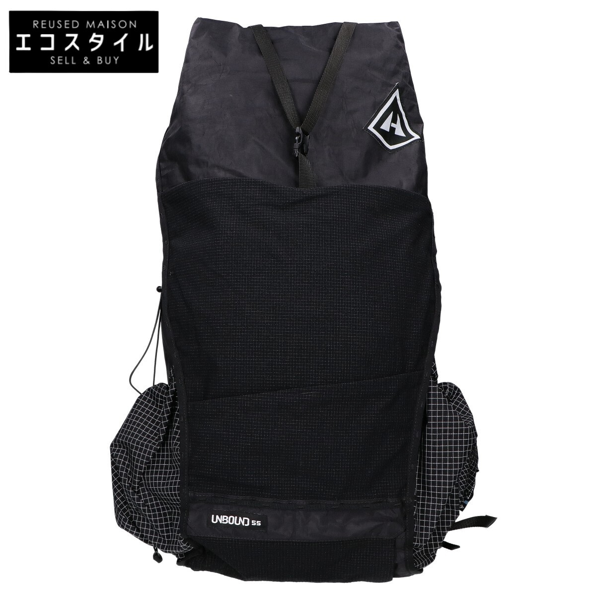 1円 美品 HYPERLITE MOUNTAIN GEAR ハイパーライトマウンテンギア ブラック Unbound 55 アンバウンド 55 L拍卖