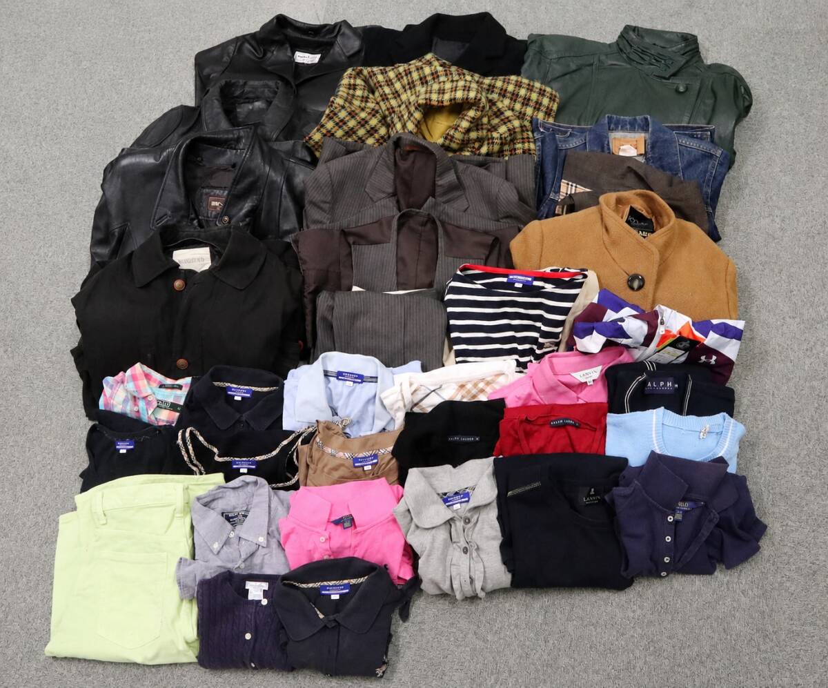★コート 衣類 まとめ/Burberry バーバリー/LANVIN ランバン/Ralph Lauren ラルフローレン/他 計30点前後 レディース ベビー拍卖