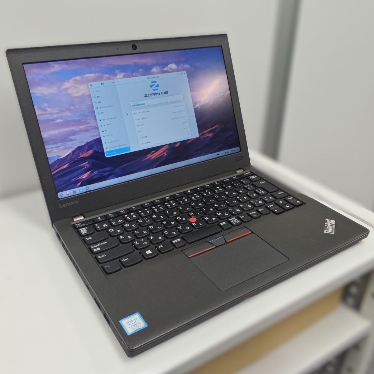 @XK483 Lenovo/Thinkpad X270/12.5インチ/CPU:i5-7200U/メモリ:4GB/ストレージ:SSD128GB/ZORIN OS 18.0/Linux インストール済み/通電確認済拍卖