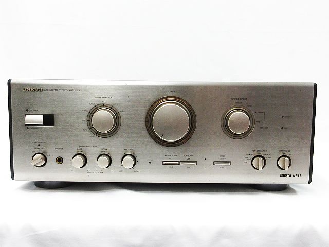 ■ 通電のみ確認 ジャンク 現状品 ONKYO オンキョー Integra A-917 プリメインアンプ オーディオ機器拍卖
