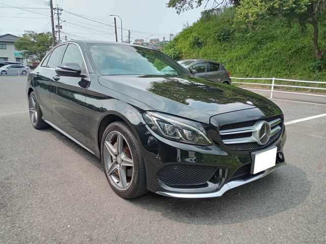 【諸費用コミ】:◆福岡◆ 2015年 メルセデスベンツ Cクラス C200 アバンギャルド AMGライン 本革シート 純正ナビ TV拍卖