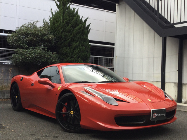 【諸費用コミ】:2013年 フェラーリ 458イタリア F1 DCT フロントリフティング カーボンステア拍卖