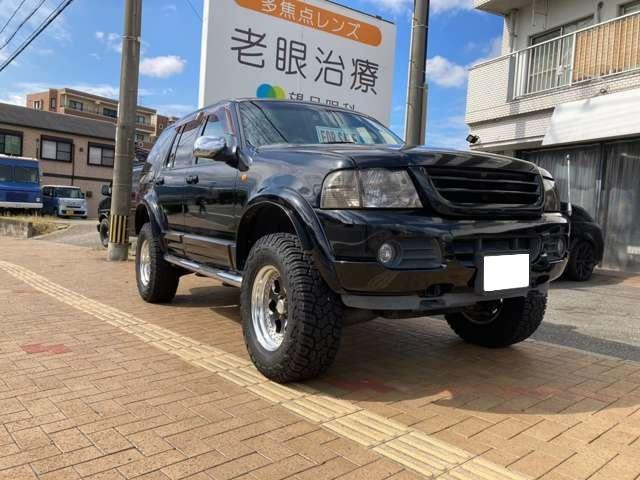 【諸費用コミ】:福岡■ 2002年 フォード エクスプローラー エディバウアー 4WD リフトアップ 社外マフラー 1ナンバー拍卖