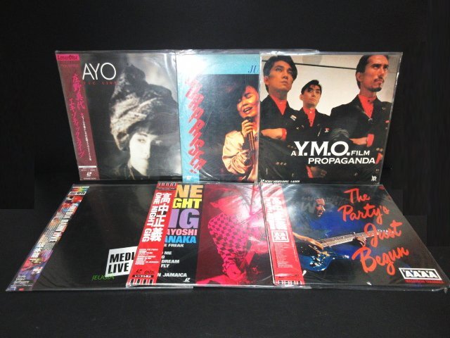 Y697△ 竹中正義 / 庄野真代 / 八神純子 / YMO / 坂本龍一 / レーザーディスク // 計6点 // まとめ売り / 現状渡し拍卖
