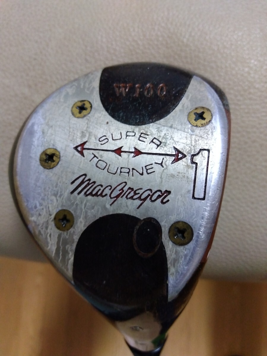 マクレガー★MacGregor SUPER TOURNEY W100★ 1番 パーシモンドライバー拍卖