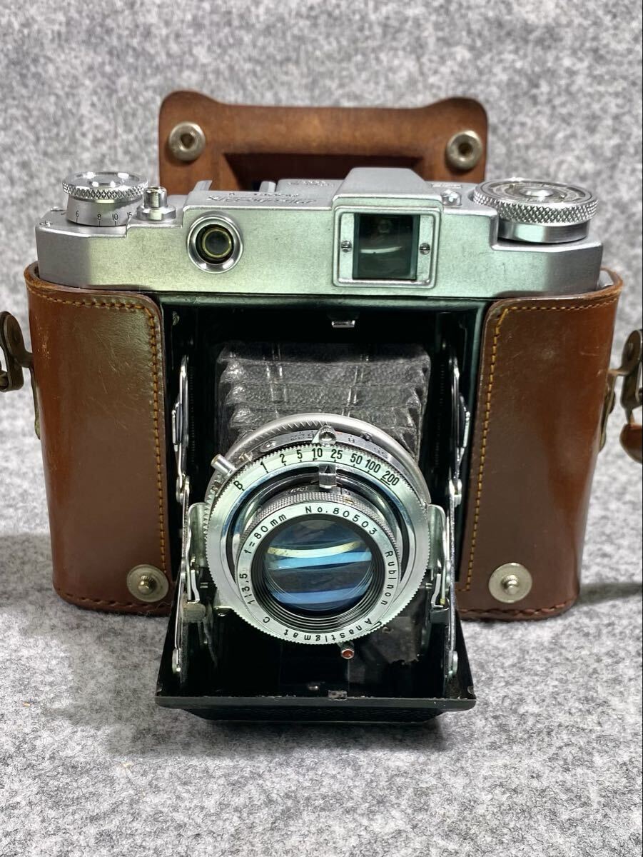 1950s ビンテージ カメラ MIZUHO-SIX MODELⅤ ★ 蛇腹カメラ フィルムカメラ アンティーク ミズホシックス スプリングカメラ拍卖