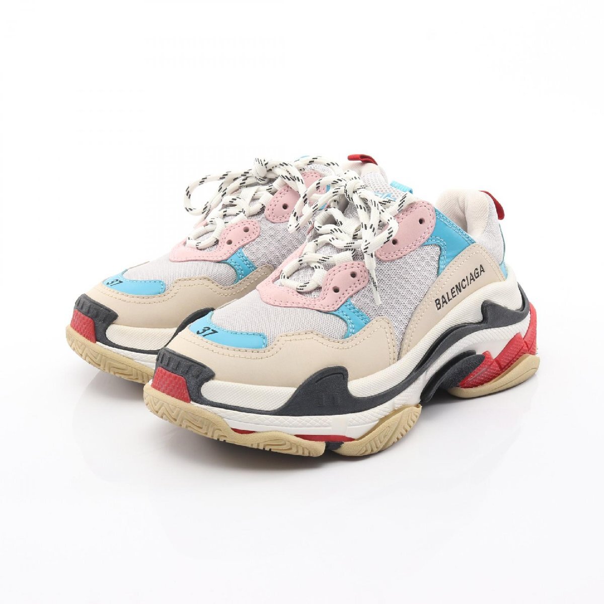爆買 バレンシアガ TRIPLE S トリプルS ブランドオフ BALENCIAGA レザー スニーカー 中古 レディース拍卖