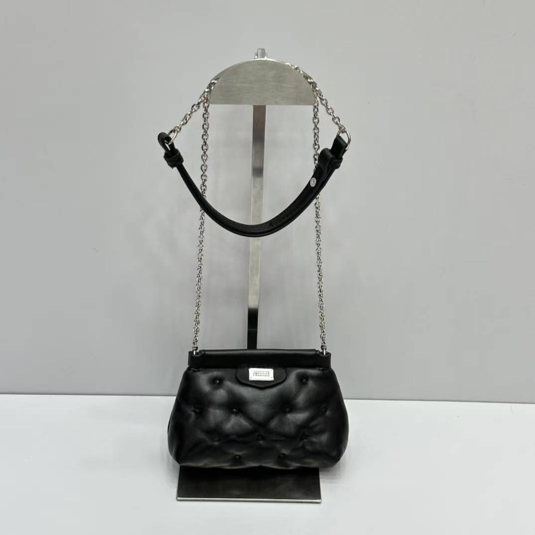 Maison Margiela メゾンマルジェラ グラムスラム チェーンショルダーバッグ 黒拍卖