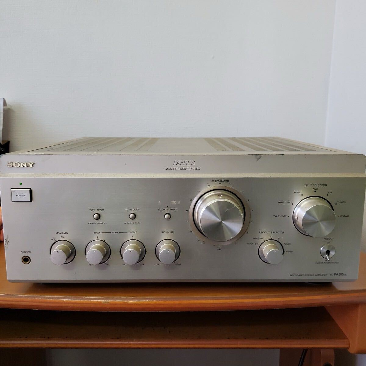 「動作品」Sony TA-FA50ES SONY プリメインアンプ 高級ESシリーズ オーディオアンプ ソニー拍卖