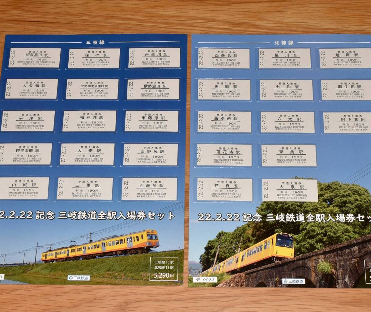 【今回限定】三岐鉄道 全駅入場券セット 三岐線・北勢線 28枚 22.2.22 2022年(令和4年)拍卖