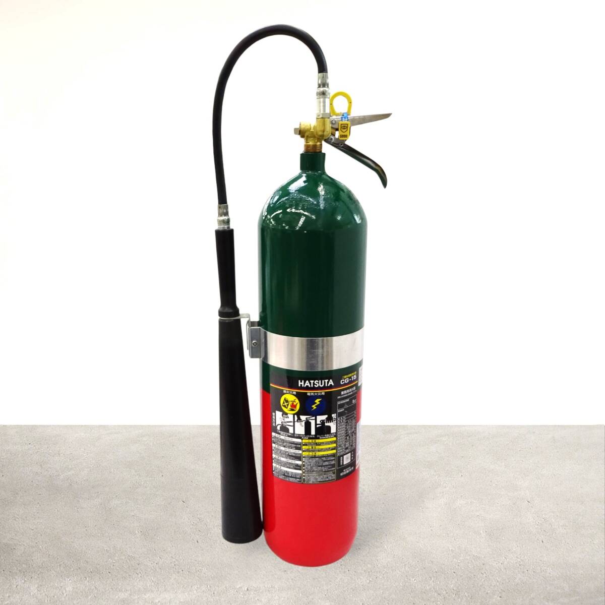 ★未使用品★初田製作所 HATSUTA ハツタ 二酸化炭素消火器 業務用 CG-15 15型 使用期限~2034年まで拍卖