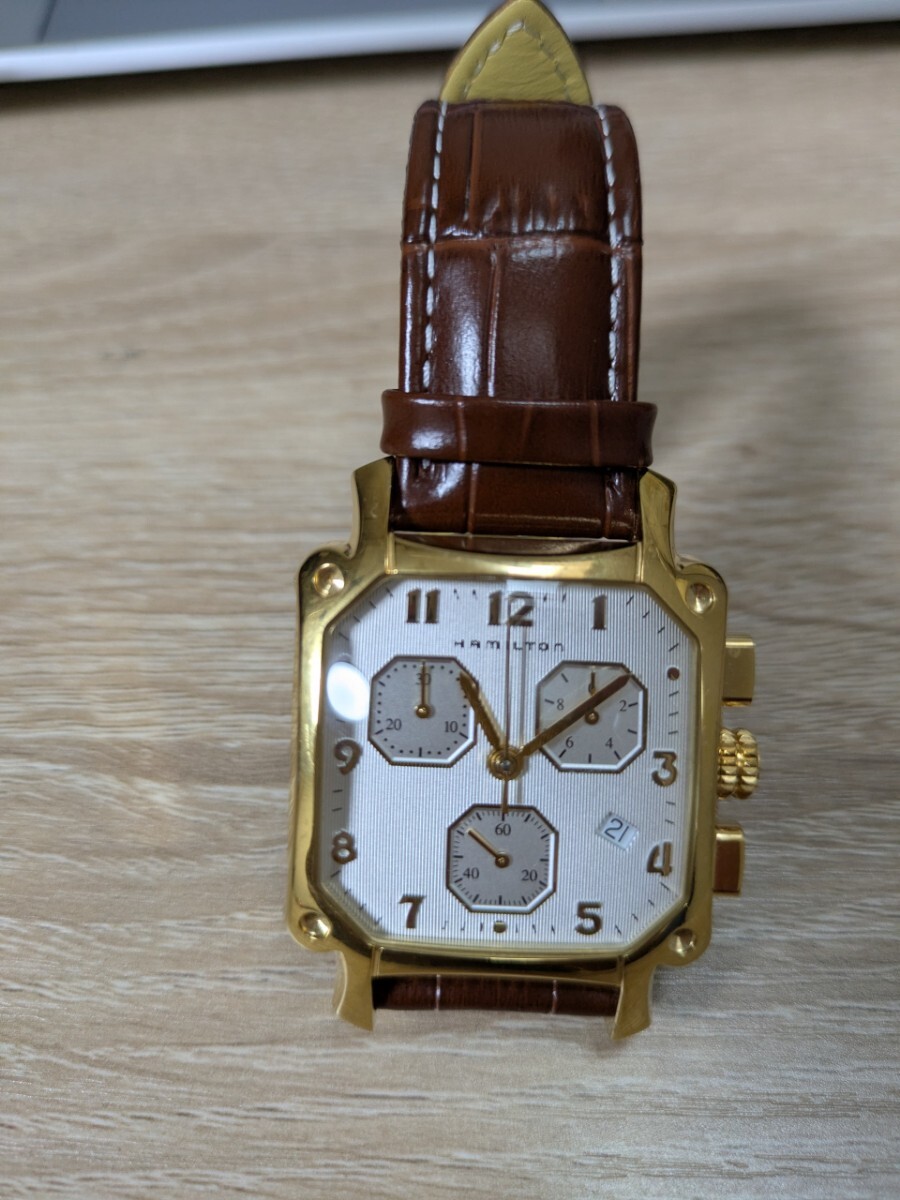 HAMILTON ロイド クォーツ ゴールド 6318拍卖