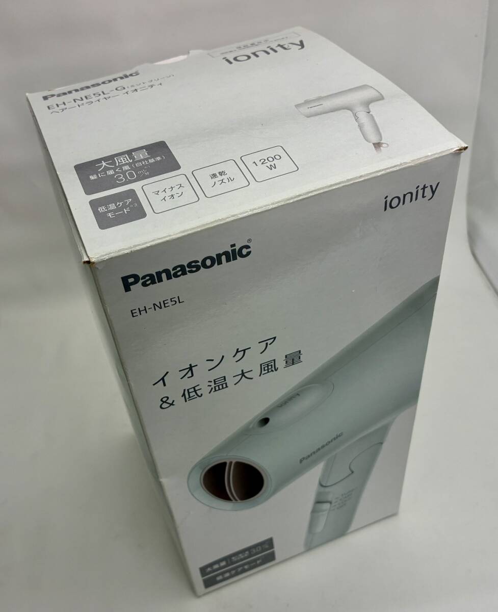 2024年製 Panasonic ionity EH-NE5L ヘアドライヤー イオニティ ミントグリーン 箱説付 パナソニック拍卖