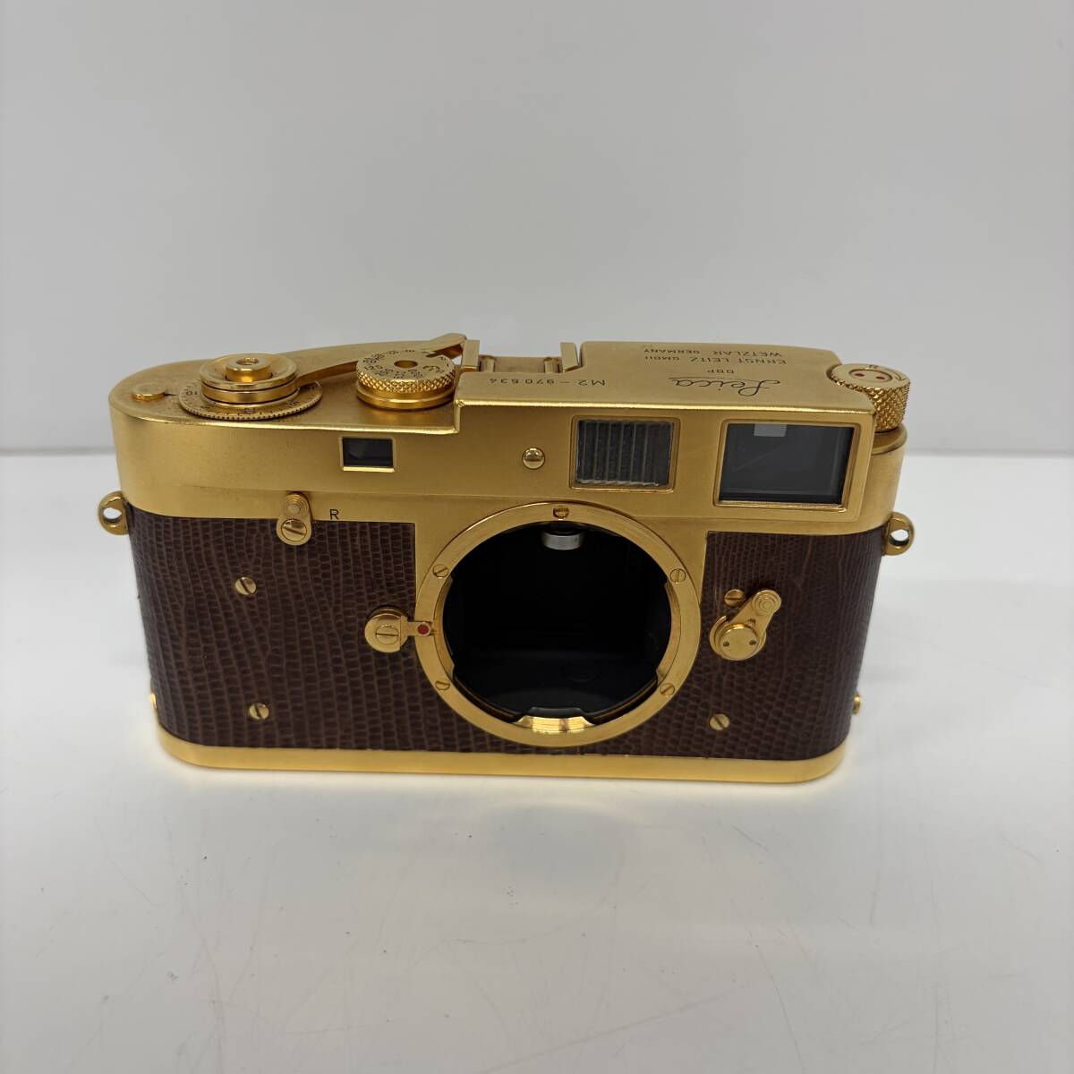 【動作確認済み】 Leica M2 ゴールド レンジファインダー 35mm フィルムカメラ ボディ拍卖