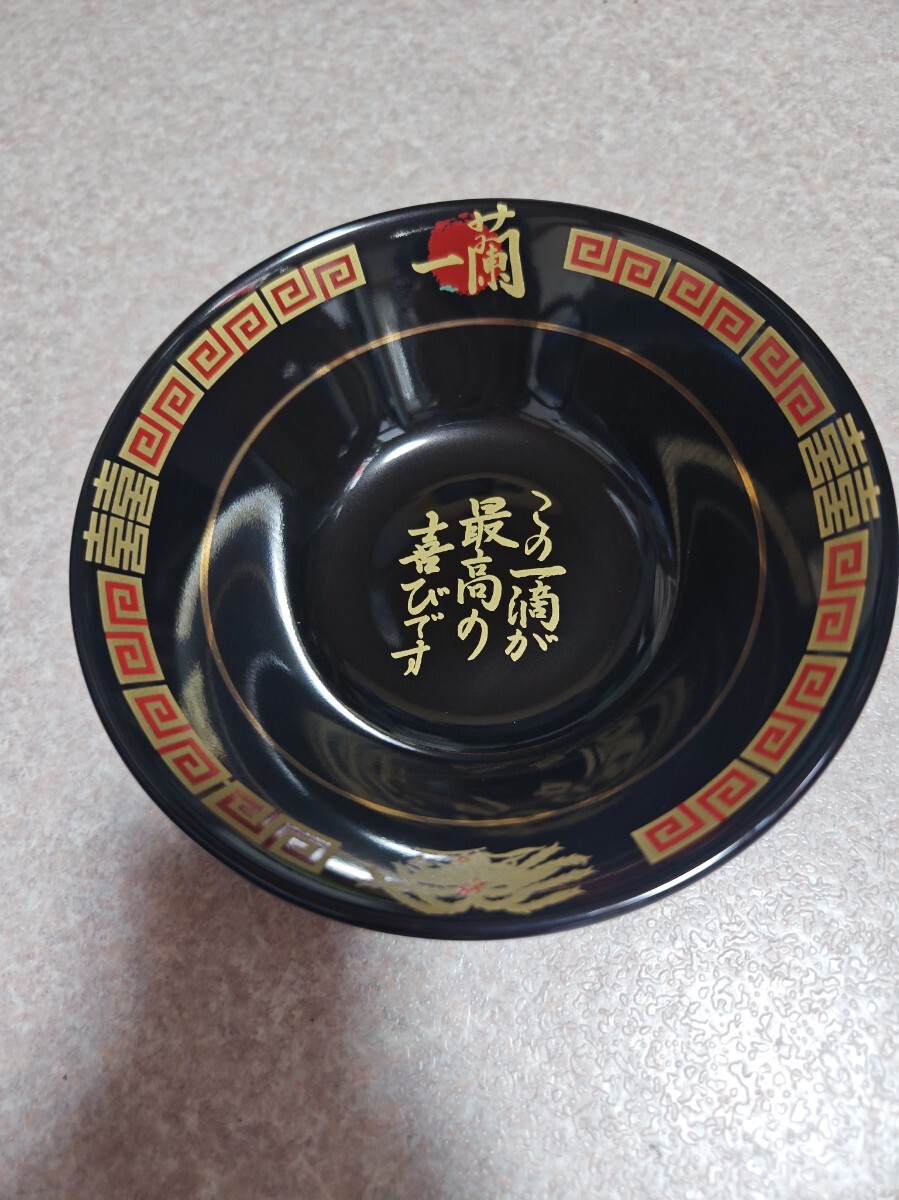 一蘭 ラーメンどんぶり 非売品 黒 金 赤 どんぶり ラーメン鉢拍卖
